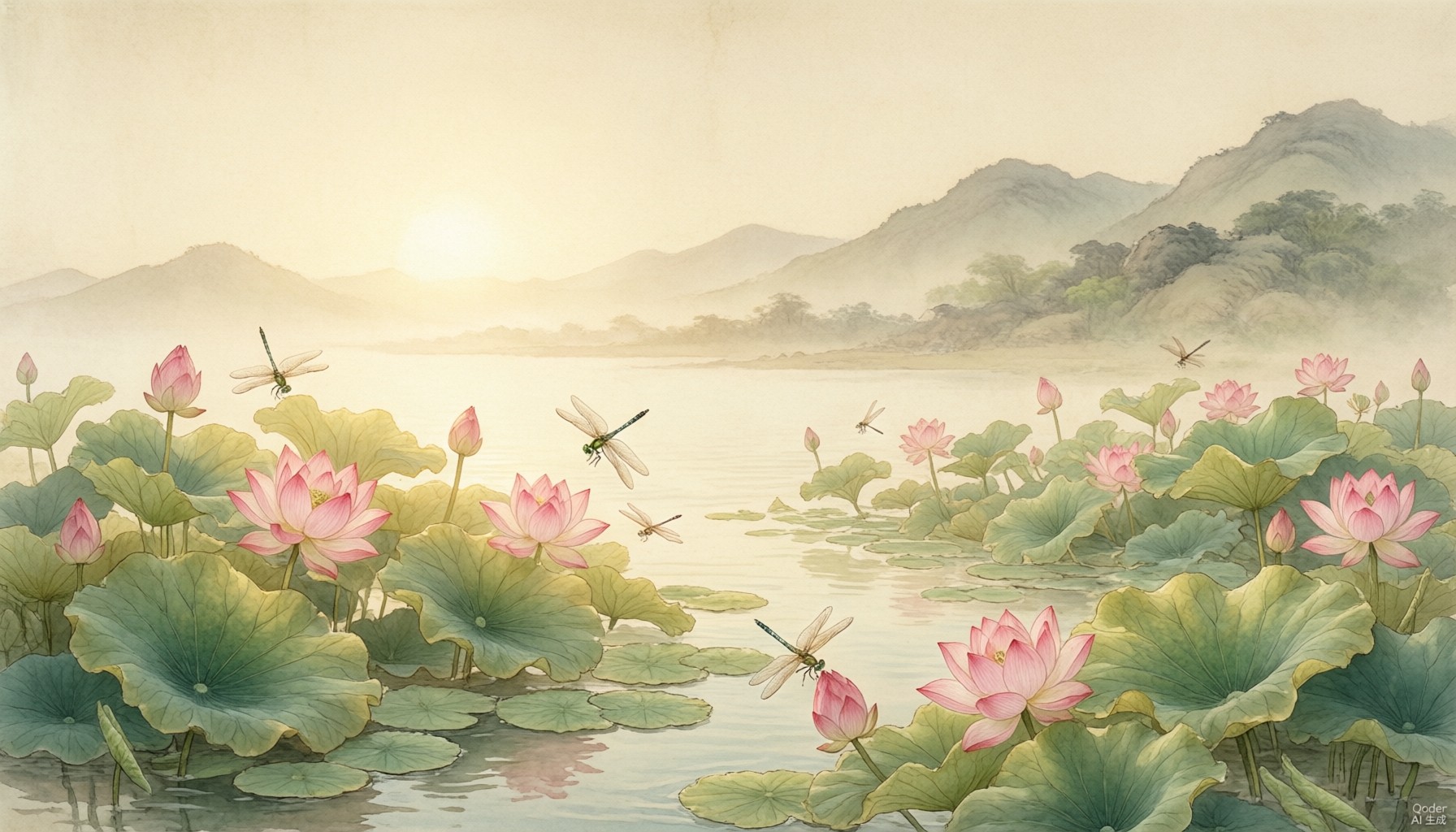大暑节气·荷塘清韵